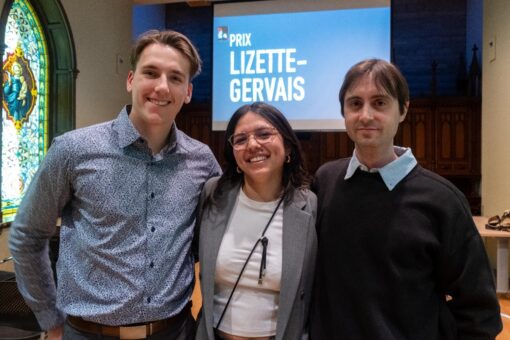 Mark Suciu, Pema Tournadre et Gabriel Lapointe aux prix Lizette-Gervais 2026